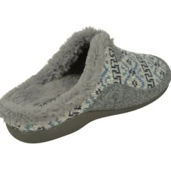 Zapatilla Chinela De Garzon En Pano Nordico Estampado, Planta Anatomica Extraible Y Piso De Caucho
