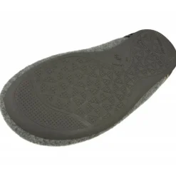 Zapatilla Chinela De Garzon En Pano De Cuadros Combinados, Planta De Descanso Extraible Y Piso De Caucho