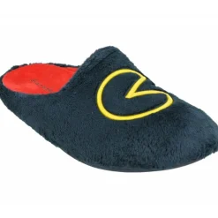 Zapatilla Chinela De Garzon En Pano Dacha Con Estampado Come Cocos, Piso De Caucho Y Planta De Descanso Extraible