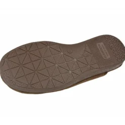 Zapatilla Chinela De Garzon En Tejido Confortable De Dacha Con Suela De Caucho Y Horma De Ancho Especial