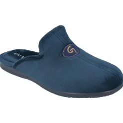 Zapatilla Chinela De Garzon En Tejido Confortable De Dacha Con Suela De Caucho Y Horma De Ancho Especial