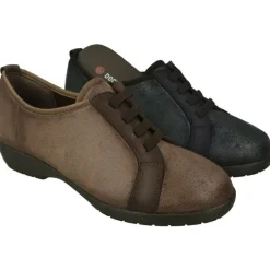 Zapatilla Mocasin De Doctor Cutillas Con Cordones Elasticos En Tejido Simil Piel Con Piso De Caucho