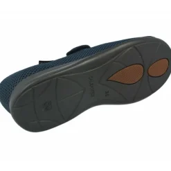 Zapatilla Velcro De Calzamedi En Tejido Elastico Con Piso De Caucho Y Horma De Ancho 15 , Pies Sensibles Y Diabéticos