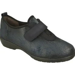 Zapatilla Velcro De Doctor Cutillas En Antelina Adaptable Y Piso De Caucho, Horma De Ancho Especial