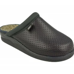 Zueco De Calzamedi En Piel Picada Con Planta De Masaje Anatomica Y Piso De Poliuretano