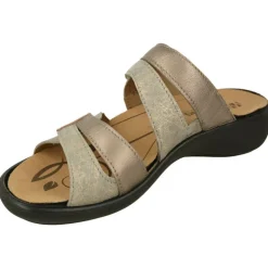 Zueco De Wesland Con Doble Tira Ajustable De Velcro Piso De Caucho Yplanta Extraible En Piel Combinada