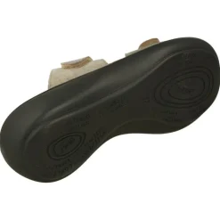 Zueco De Wesland Con Doble Tira Ajustable De Velcro Piso De Caucho Yplanta Extraible En Piel Combinada