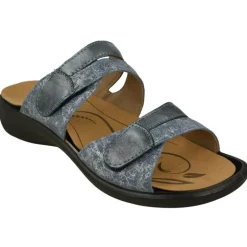 Zueco De Wesland Con Doble Tira Ajustable De Velcro Piso De Caucho Yplanta Extraible En Piel Combinada